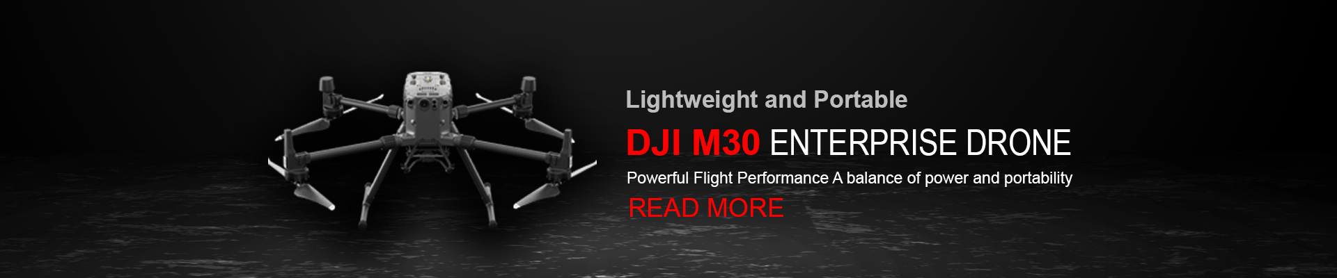 DJI M30 Enterprise drone home page banner